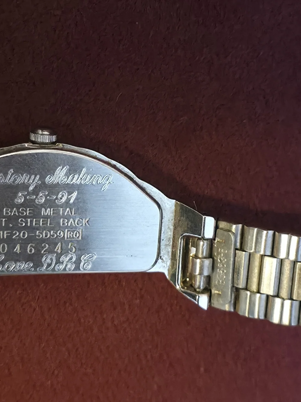 Seiko Silver-Tone Triangle Dial Quartz Watch - Silver